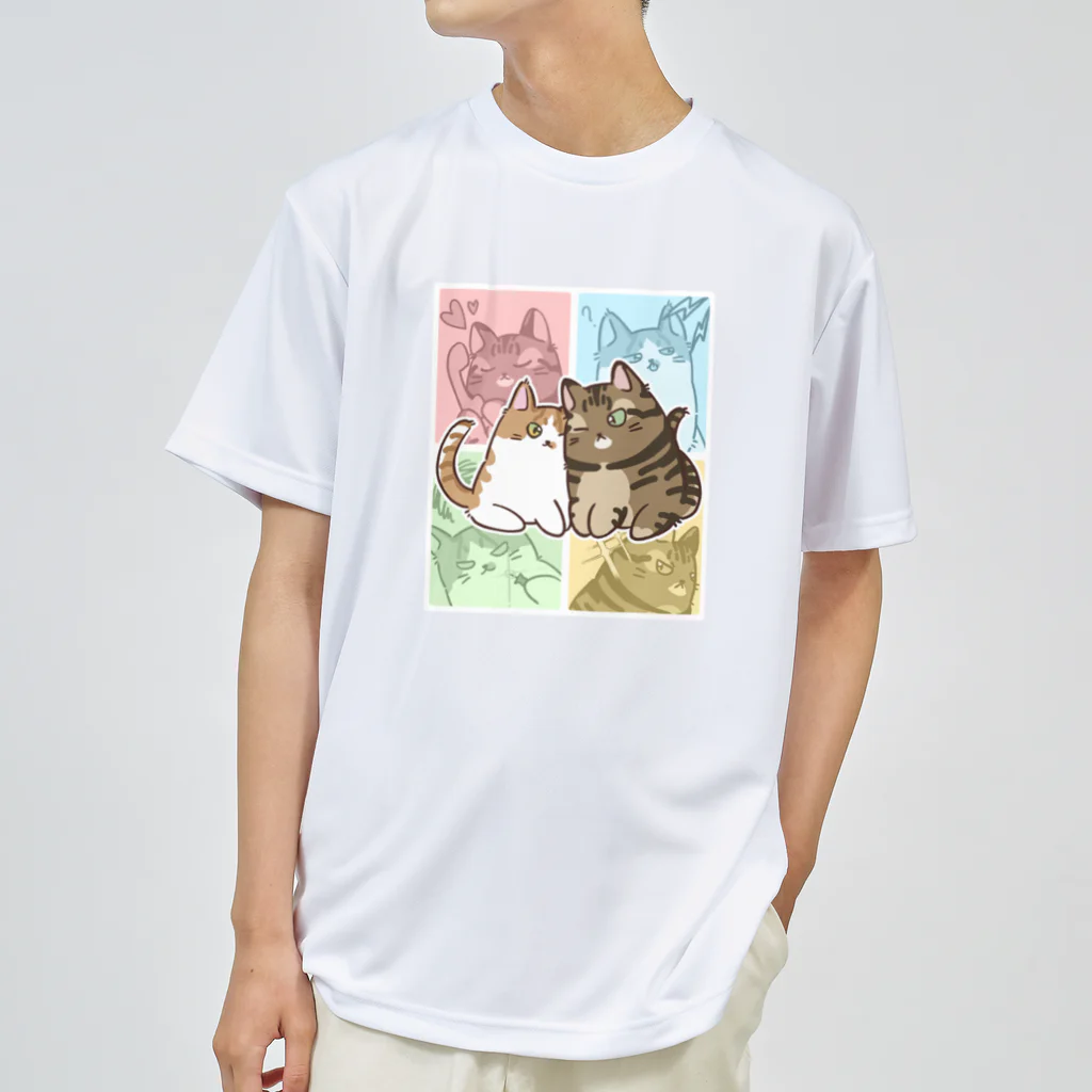 笹垣のポン君とクー君 ドライTシャツ