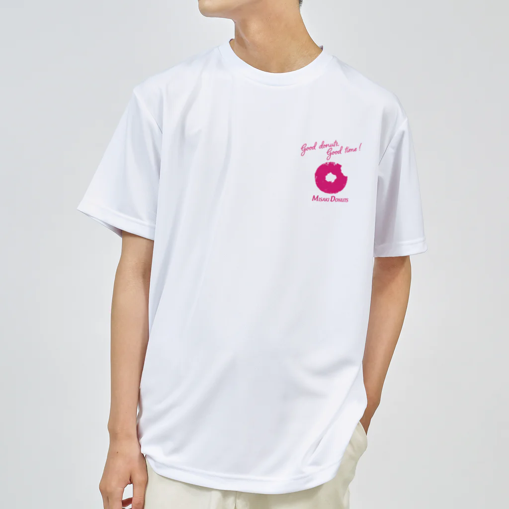 ミサキドーナツ 公式 SUZURI店のgood donuts good time! ロゴTシャツ Dry T-Shirt