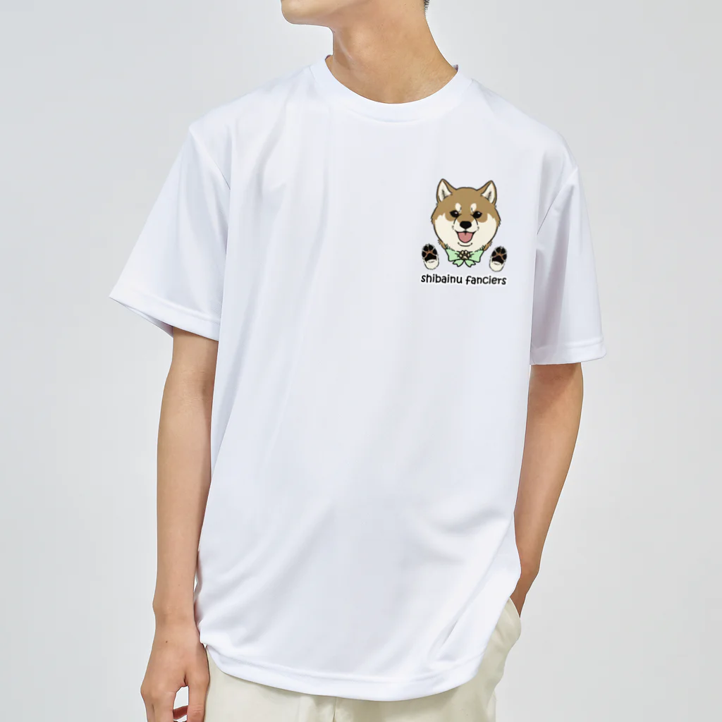 豆つぶのshiba-inu fanciers(赤柴) ドライTシャツ