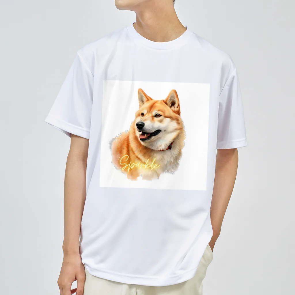 デジタルキャンバスの"シバワンダー" 柴犬愛好家Tシャツ Dry T-Shirt