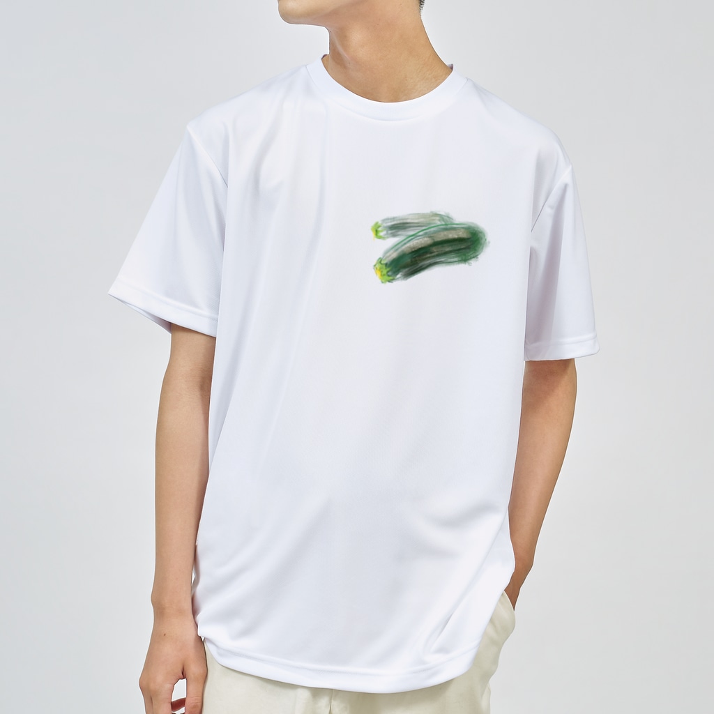 akane_art（茜音工房）のベジタブルT（ズッキーニ） Dry T-Shirt