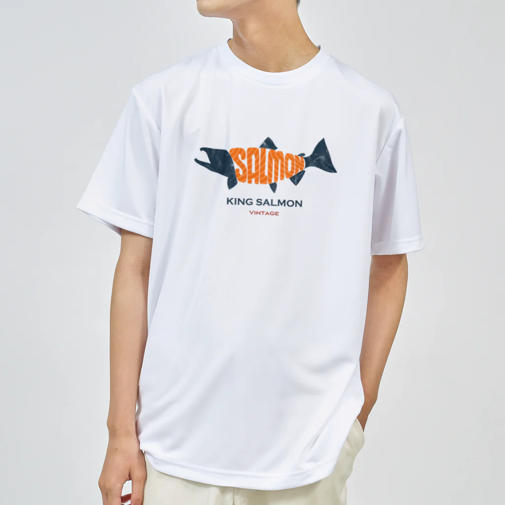 kg_shopのKING SALMON -Vintage- ドライTシャツ