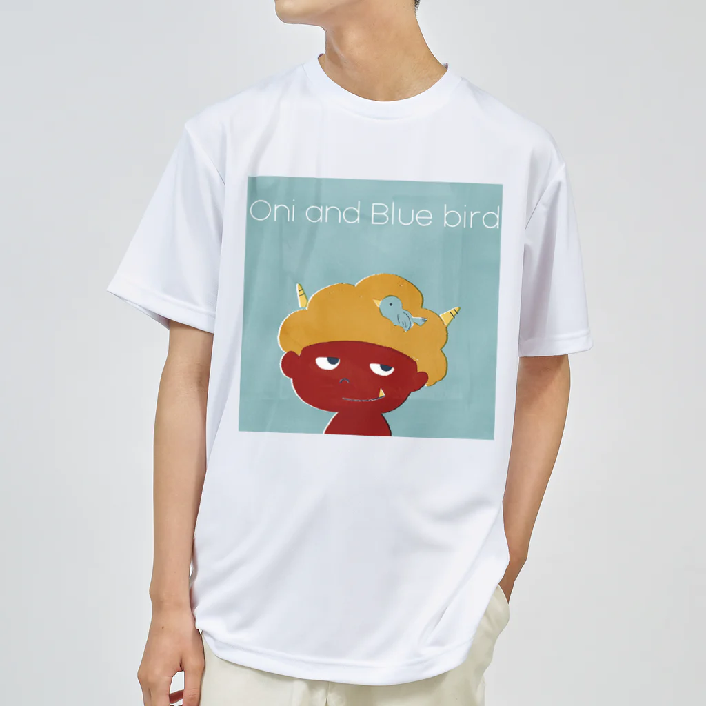 ワシキタチナツ|Illustrationのおにと青い鳥 Dry T-Shirt