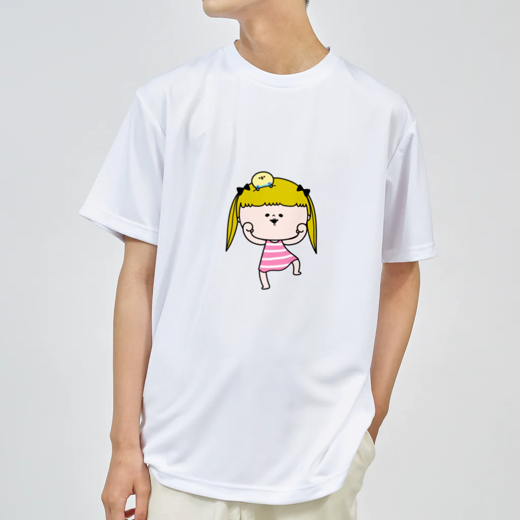 脱力みーちゃんのウキウキみーちゃん ドライTシャツ