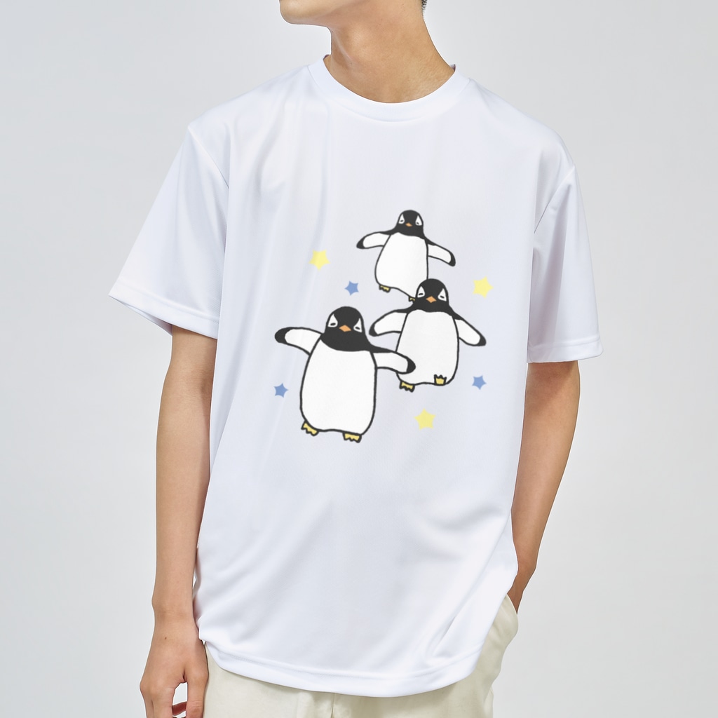 ゆずぽんずのジェンツーペンギンの襲来 Dry T-Shirt
