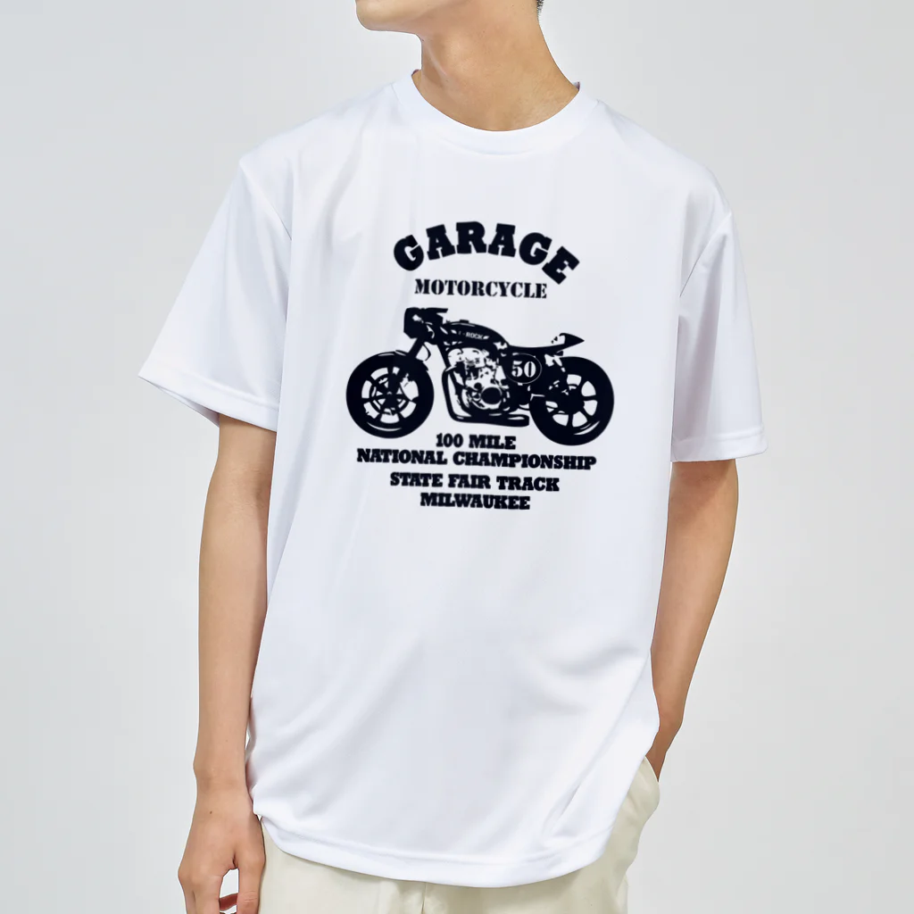 キッズモード某の武骨なバイクデザイン Dry T-Shirt