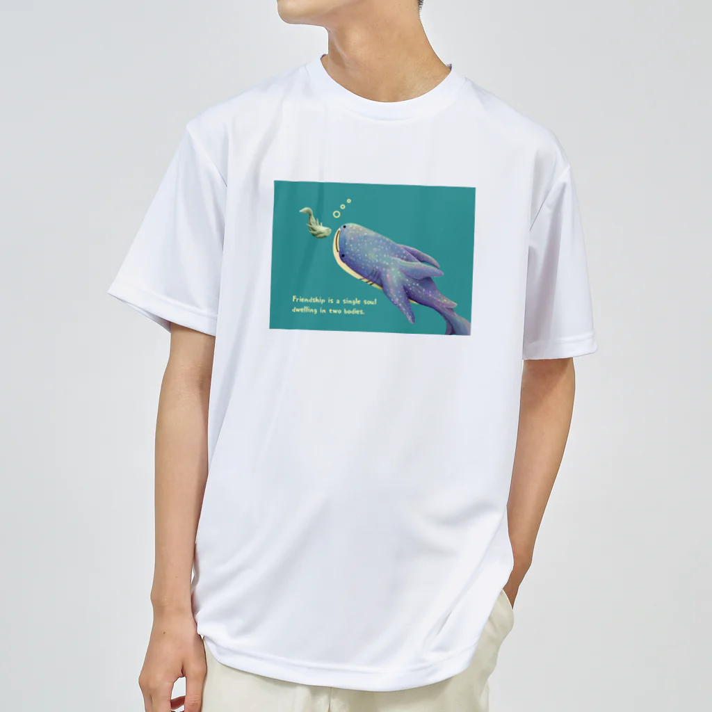 ari designのジンベイザメとコバンザメ Dry T-Shirt