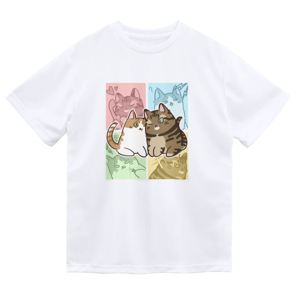 笹垣のポン君とクー君 ドライTシャツ