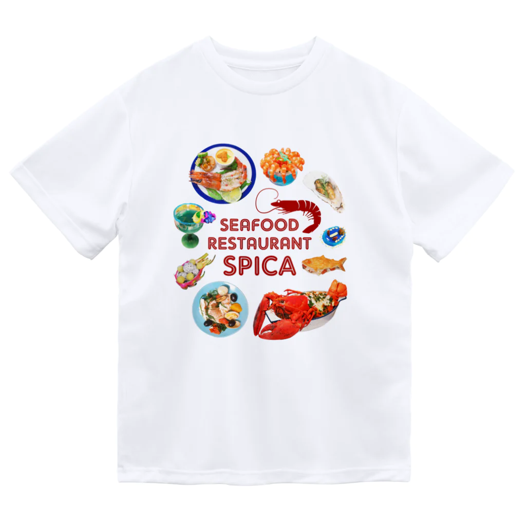 spicaのシーフードレストラン スピカ ドライTシャツ