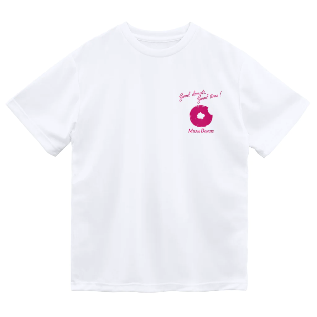 ミサキドーナツ 公式 SUZURI店のgood donuts good time! ロゴTシャツ Dry T-Shirt