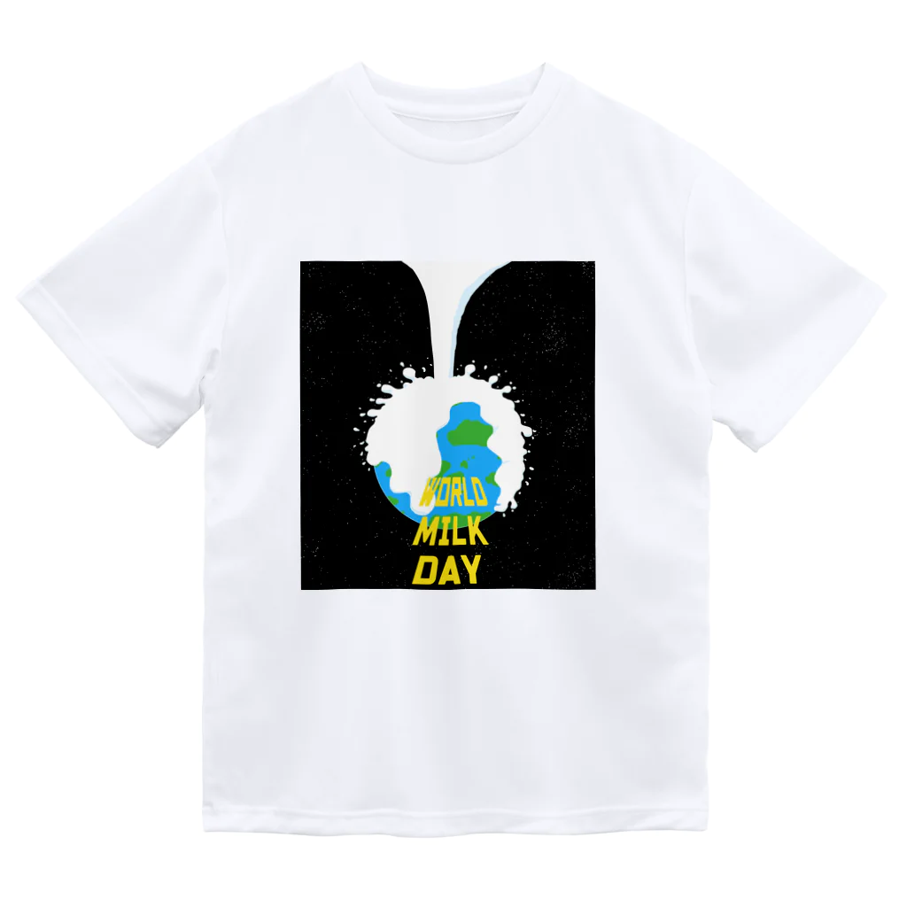 プロペラ工房のWorld Milk Day ドライTシャツ