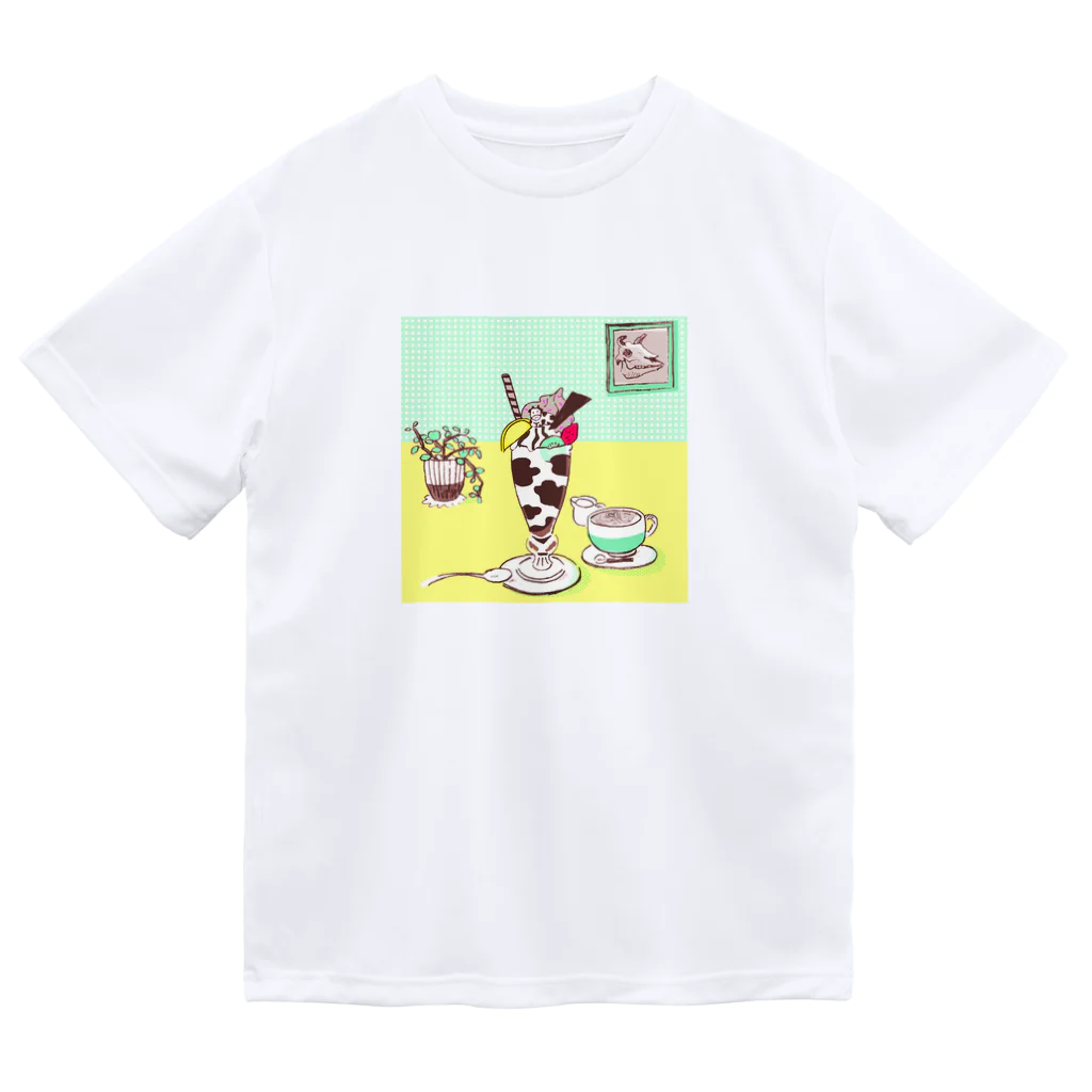 KIWISUKIのチョコミルク牛パフェ ドライTシャツ