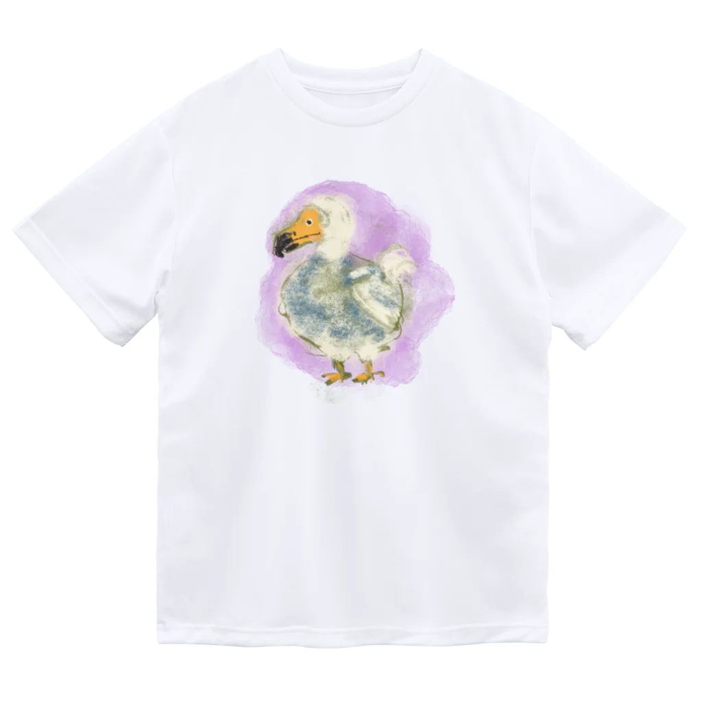 akane_art（茜音工房）のいきものイラスト（ドードー） ドライTシャツ