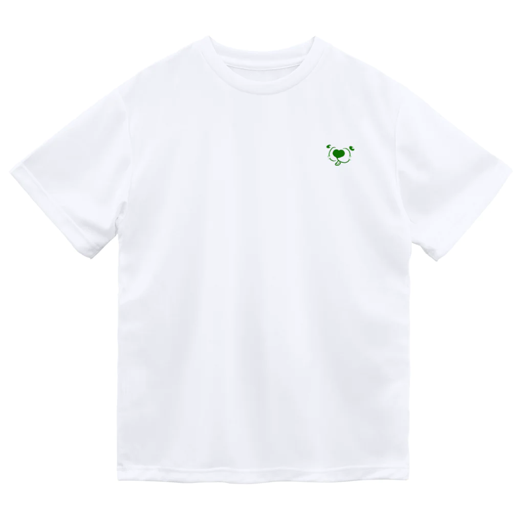 mugioのあの犬/フェイス leaf ドライTシャツ