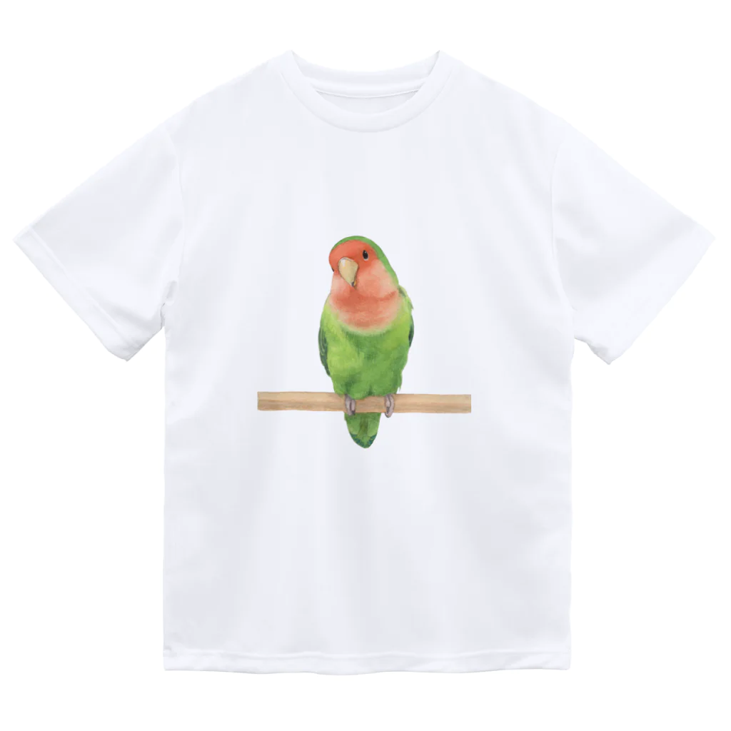 TeaDrop.Cのコザクラインコ ドライTシャツ