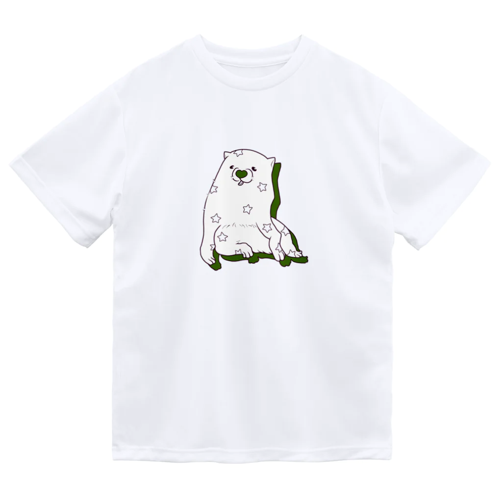 mugioのあの犬/パチパチ 抹茶 ドライTシャツ