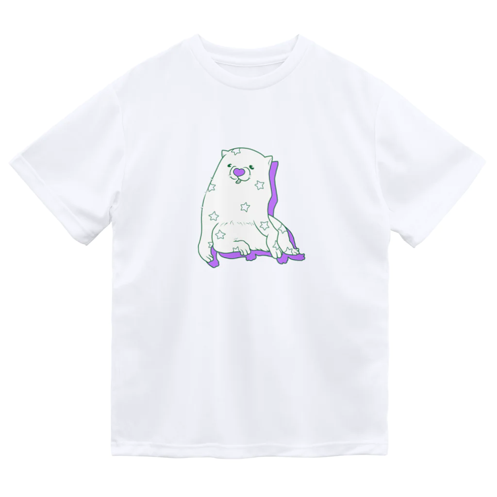 mugioのあの犬/パチパチ ゆめ色 ドライTシャツ