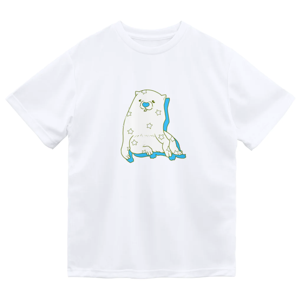 mugioのあの犬/パチパチ 快晴 ドライTシャツ