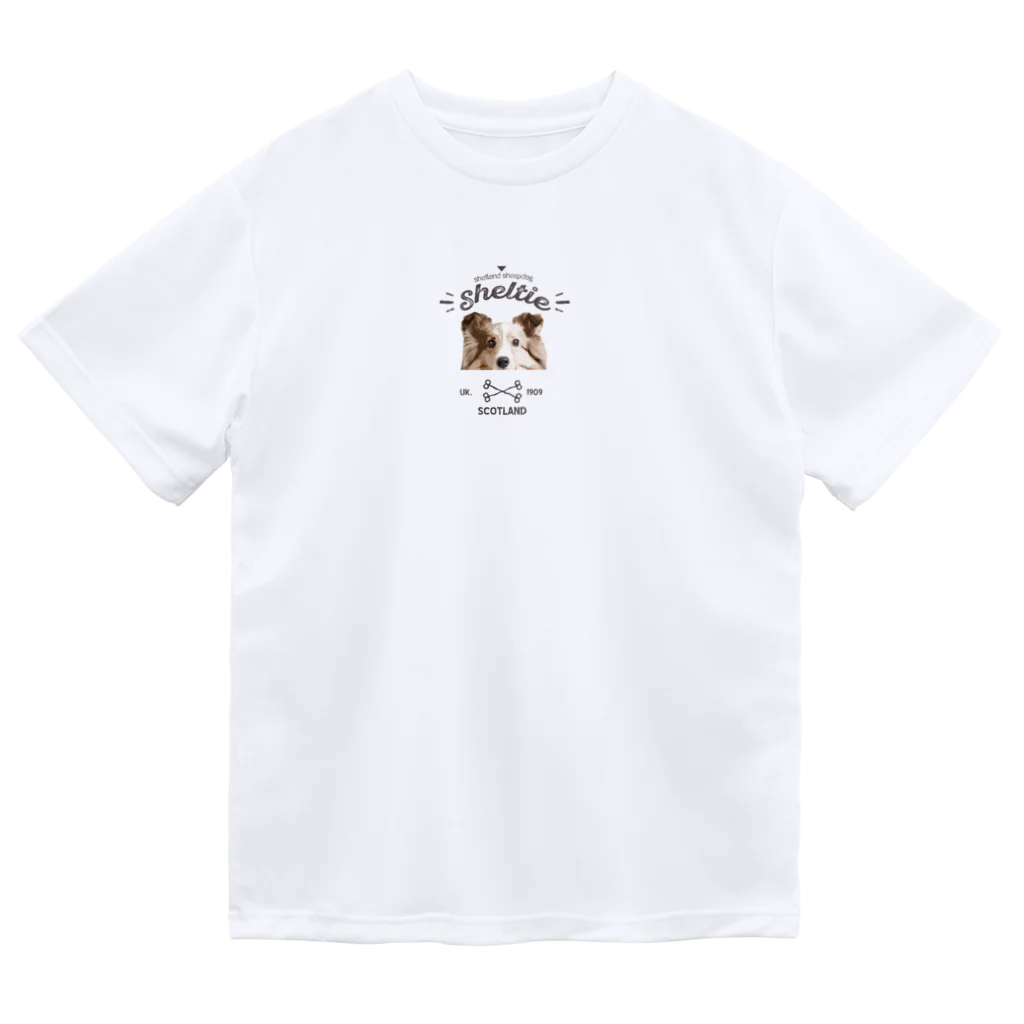 MOCUのひょっこりSheltie ドライTシャツ