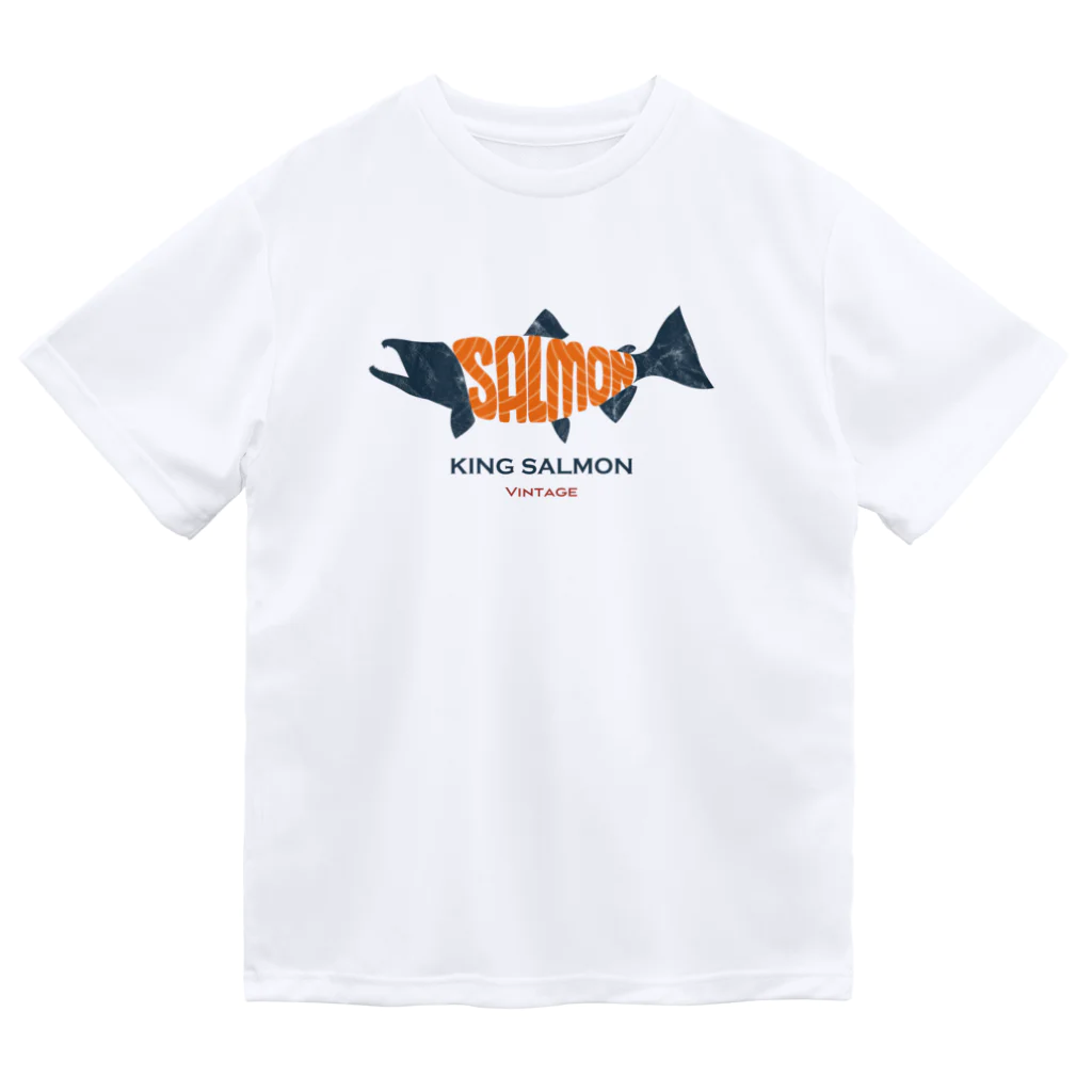 kg_shopのKING SALMON -Vintage- ドライTシャツ