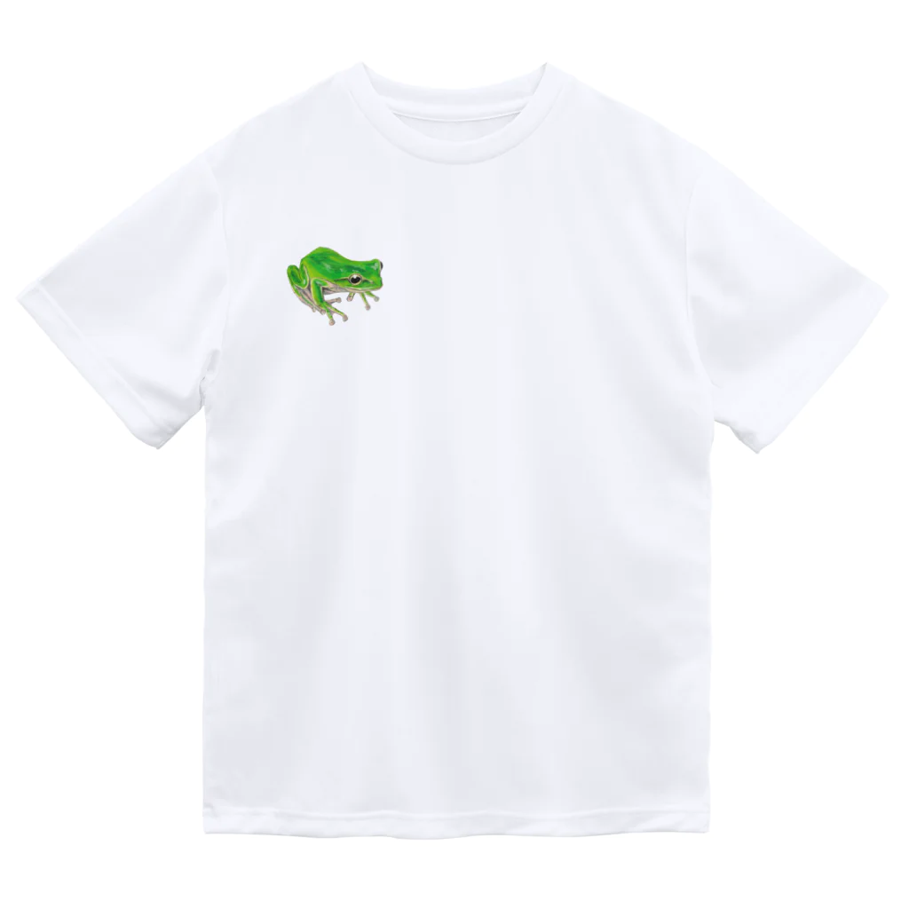 森図鑑の[森図鑑]アマガエル Dry T-Shirt