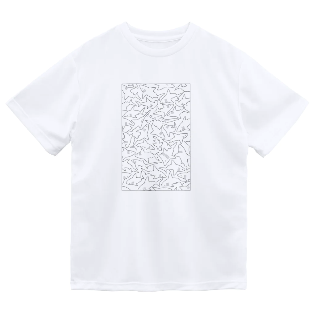 やきいものたくさんのサメ01 Dry T-Shirt