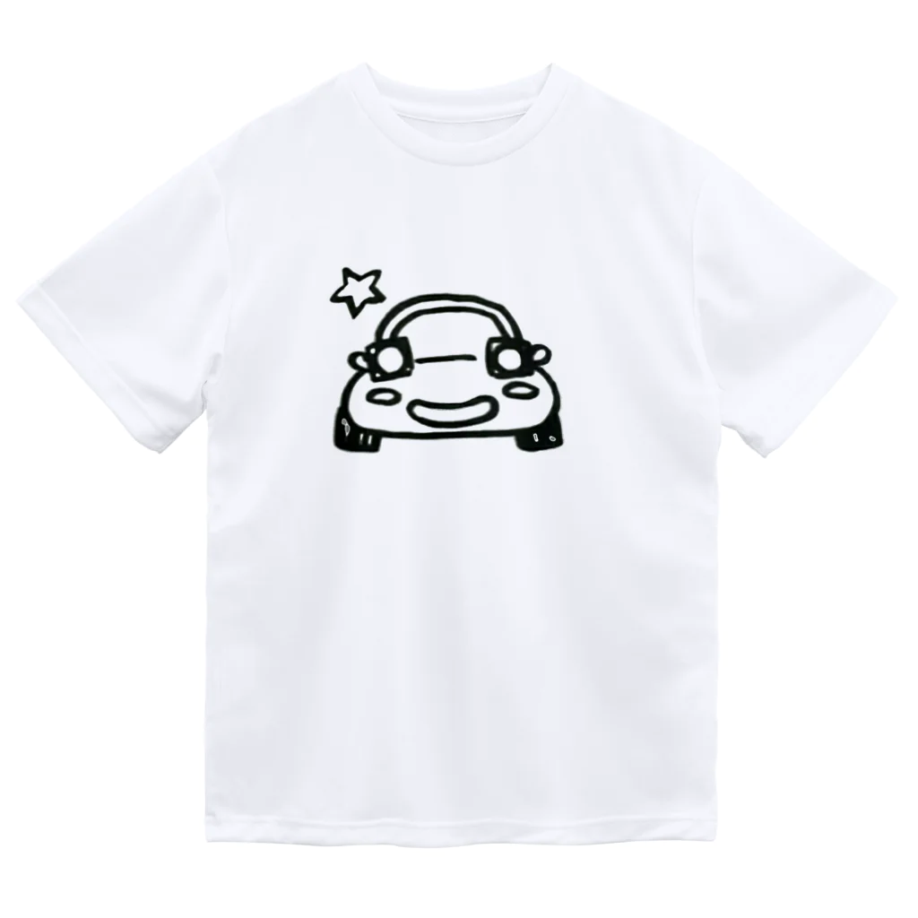 ろどちゃんのマツダ　ロードスター　黒 ドライTシャツ