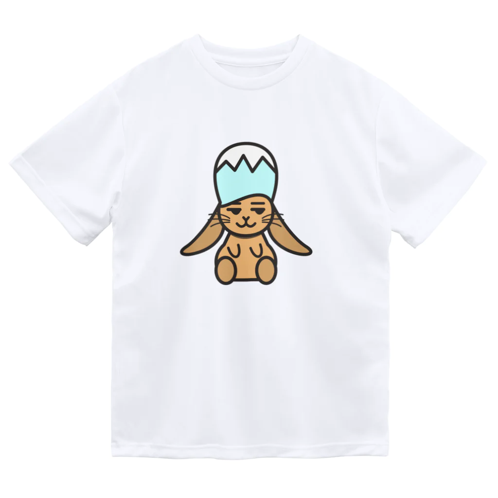 しらたまハウスのうさふじ（ジト目Ver.） ドライTシャツ