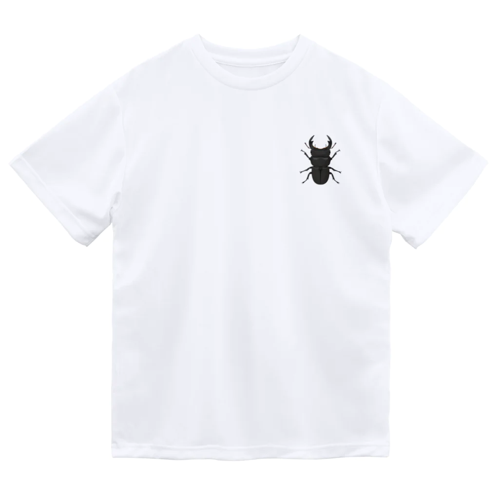 kg_shopの[☆両面] カブトムシどっち【視力検査表パロディ】 ドライTシャツ