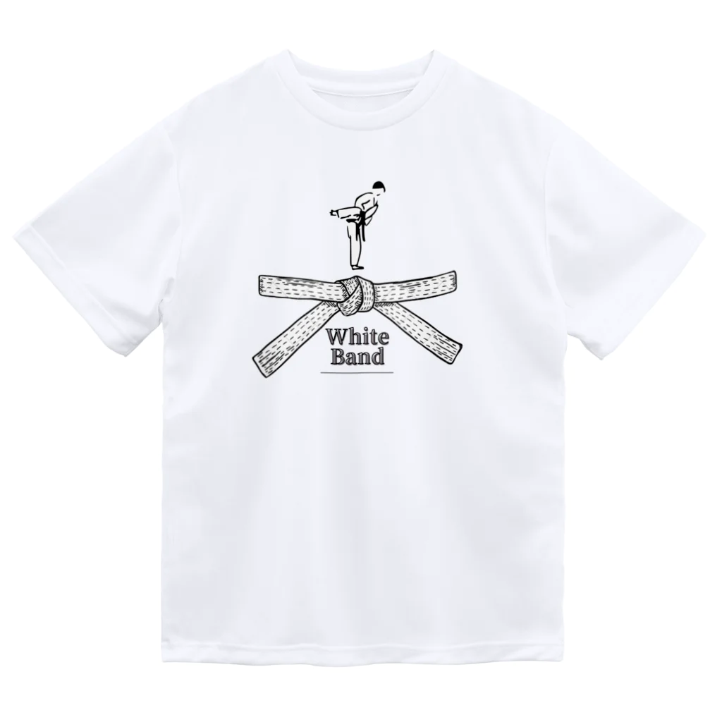 たいちゃん社長(物流とマッスルアップ熊本の押忍で在りたい人)のWhite Bund(白帯) ドライTシャツ