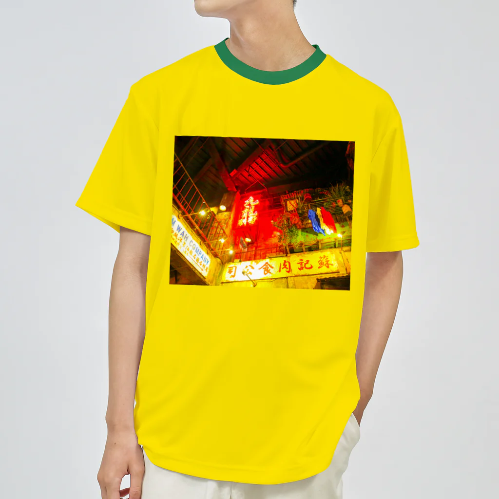 NEON LIGHT STARSの香港九龍カンフー ドライTシャツ