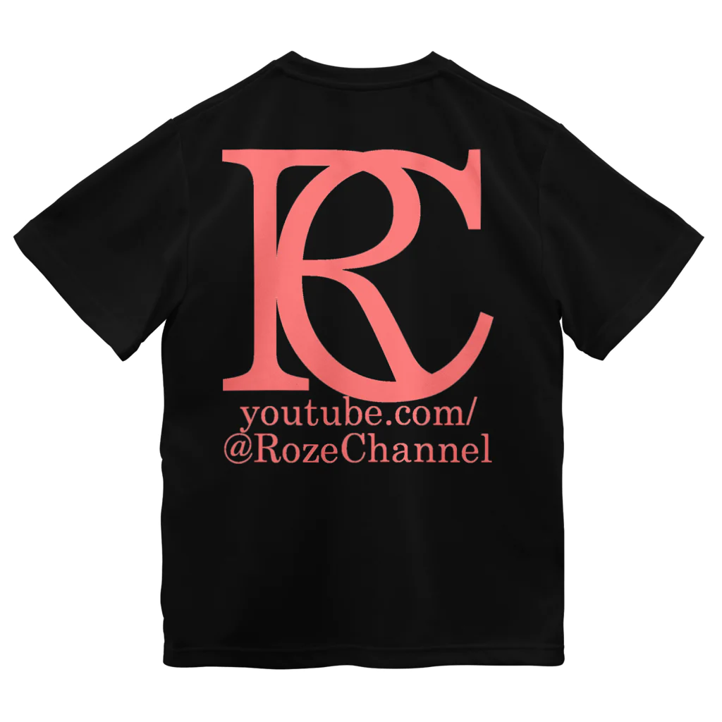 roze_einsのチャンネルロゴ入り ドライTシャツ