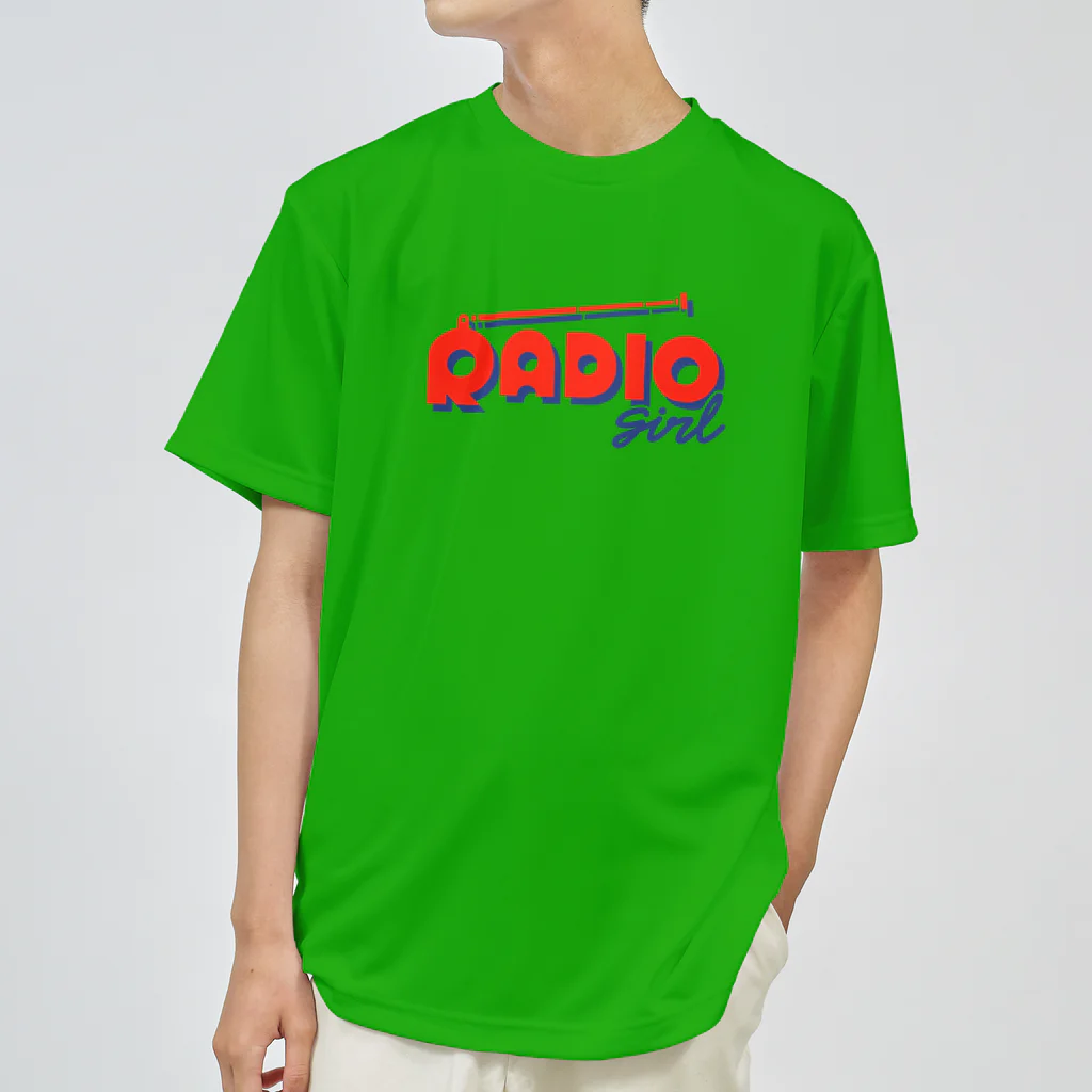 ねこぜもんのRADIO girl Dry T-Shirt