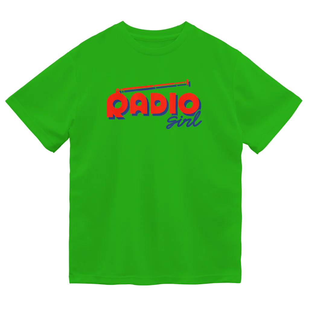 ねこぜもんのRADIO girl Dry T-Shirt