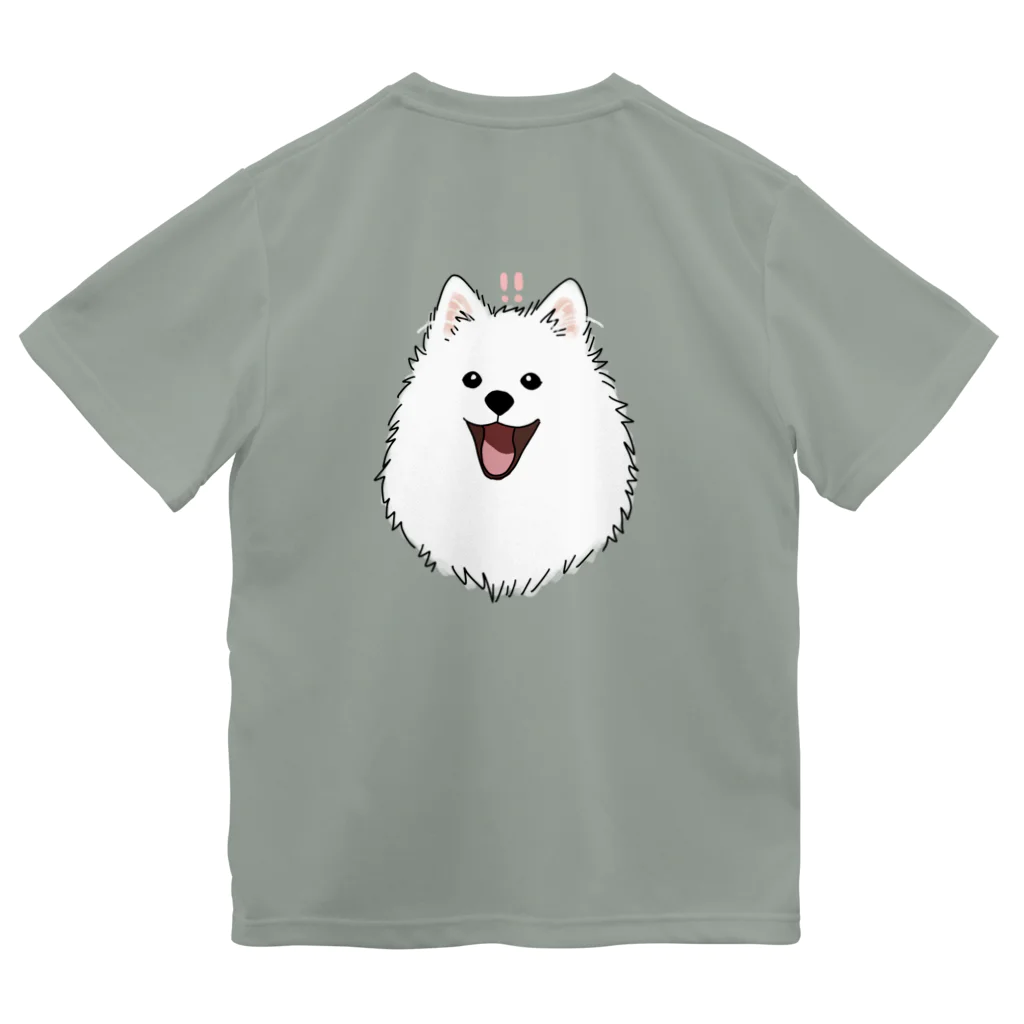 日本スピッツ　蛍のしろもふえがお!! ドライTシャツ