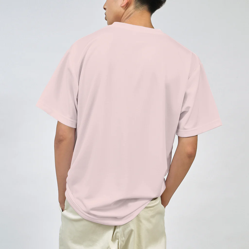 Aldi Bodyのダンベルsimpleロゴ:ピンク ドライTシャツ