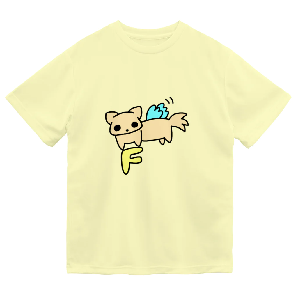 Fun na Kottaの羽の生えた空飛ぶチワワ ドライTシャツ