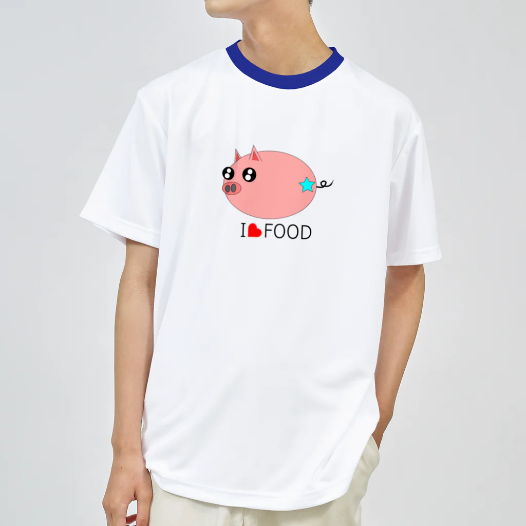 Yuko’ｓ Galleryのこぶたのラブちゃん Dry T-Shirt