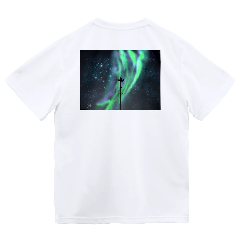 ひはせのオーロラと星空のスピーカー Dry T-Shirt