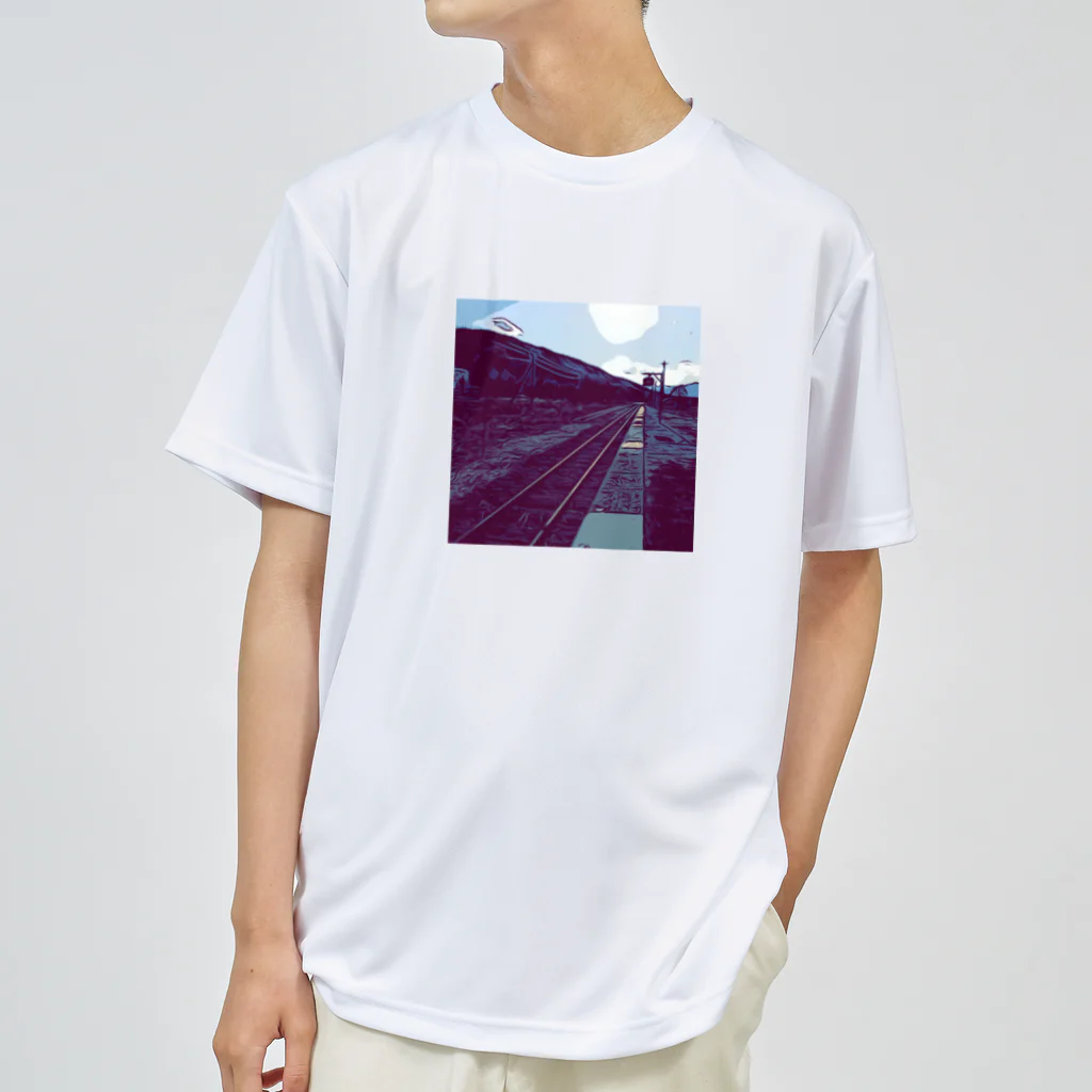 わらしゃんどの線路は続くよどこまでも Dry T-Shirt