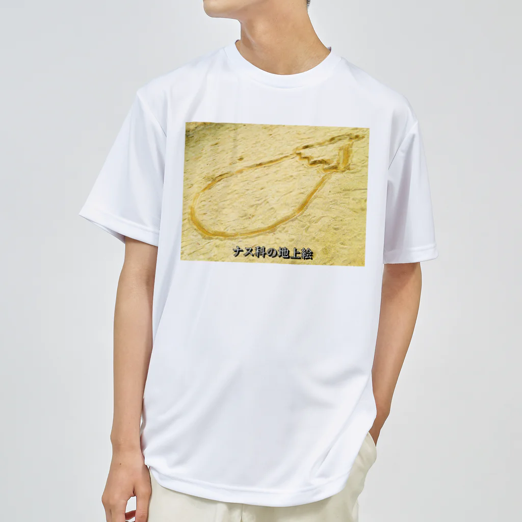 39Sのナス科の地上絵 ドライTシャツ