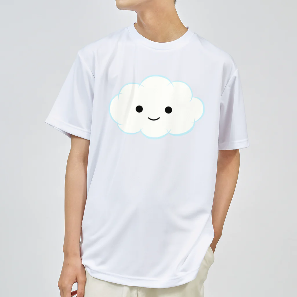 PuPiの店のしろくもくん ドライTシャツ