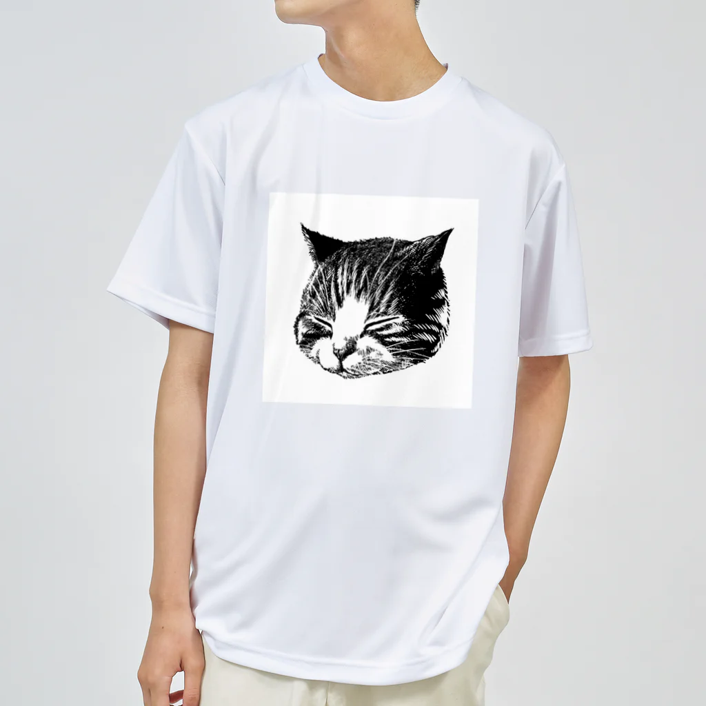 ねこはち🐾イラストレーターののんびり大福猫 Dry T-Shirt