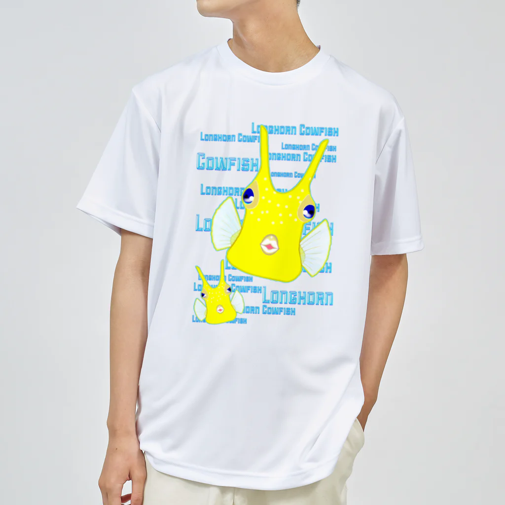 LalaHangeulのLonghorn Cowfish(コンゴウフグ) Dry T-Shirt