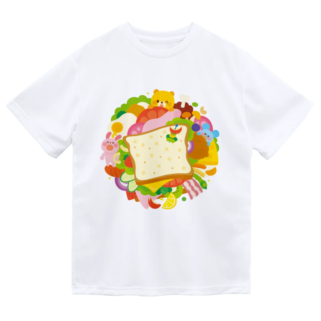 Illustrator イシグロフミカのサンドイッチ Dry T-Shirt