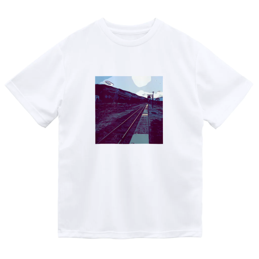 わらしゃんどの線路は続くよどこまでも Dry T-Shirt