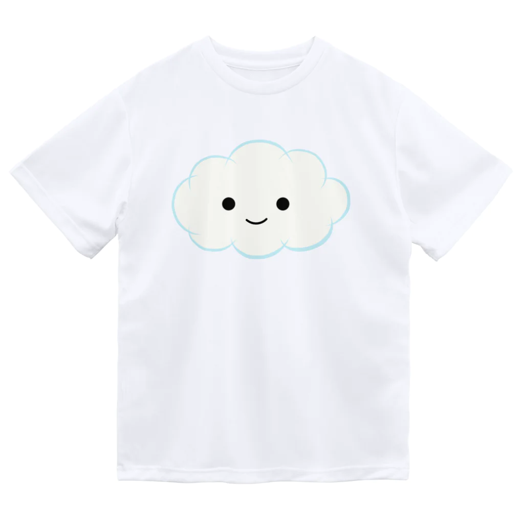 PuPiの店のしろくもくん ドライTシャツ