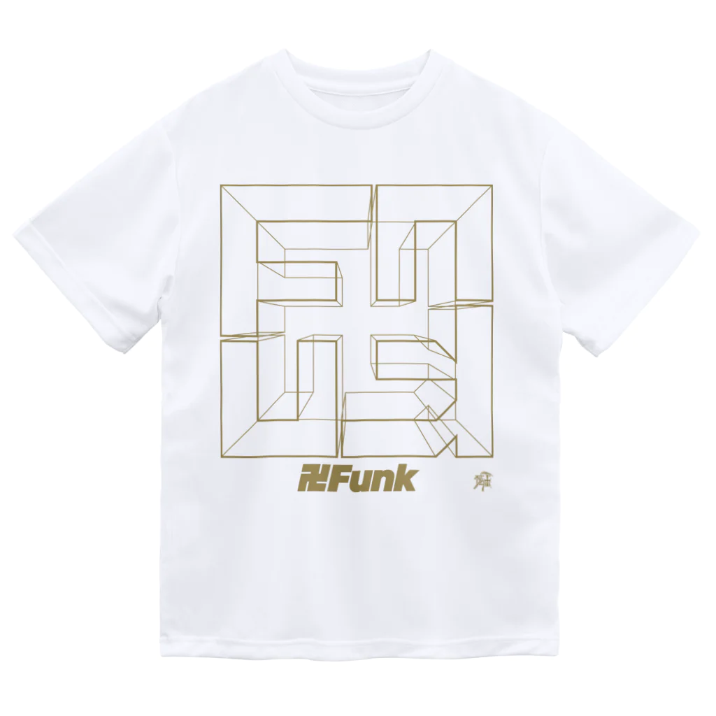 DEATHPOGRAPHYの卍FUNK LINE 1 GD ドライTシャツ