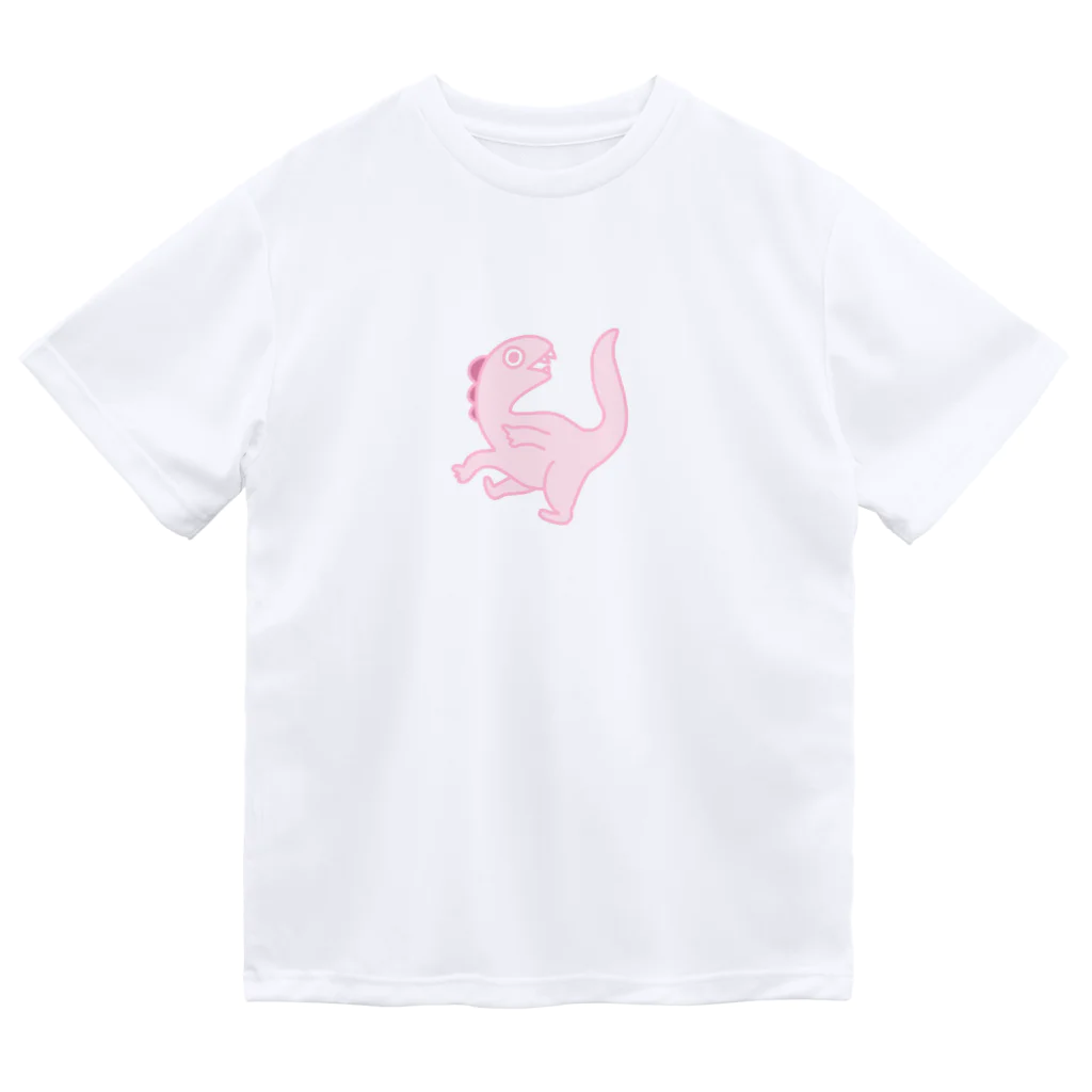 おみせやさんごっこのおどろく恐竜 ドライTシャツ