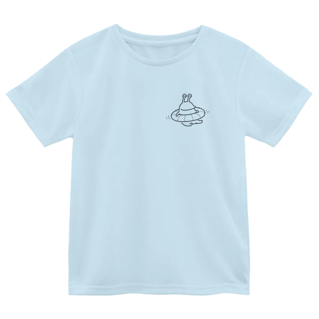 野里野リスズショップのリラックス(黒線) ドライTシャツ